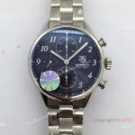 Swiss Tag Heuer Carrera Cal.1887 SS Black Face Replica Watch